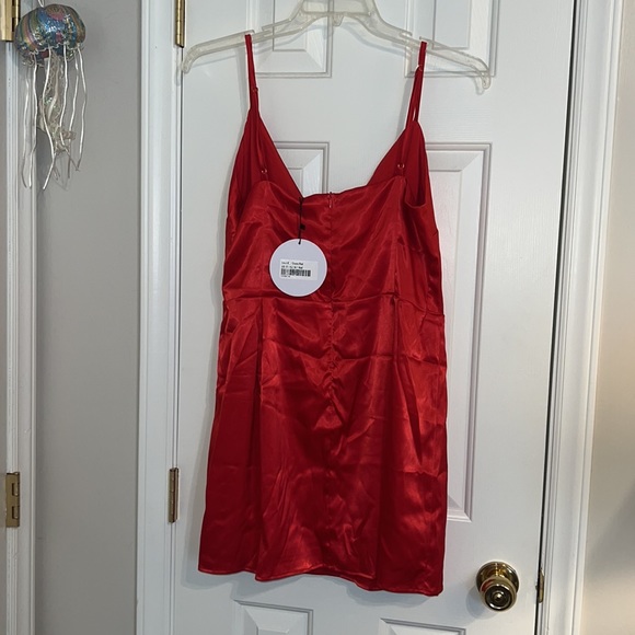 PRINCESS POLLY LINA MINI DRESS RED - Picture 4 of 4